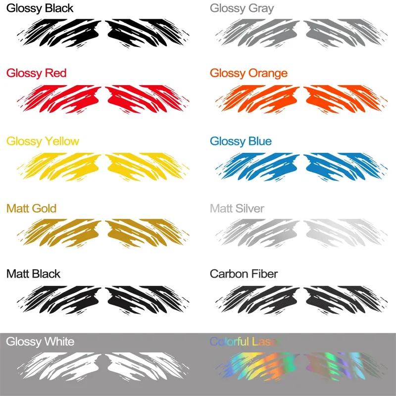 Universal Car Splash Tattoo Grunge Design Sticker Pickup Truck Vinyl Graphic Decor Decal Cover For Dodge Toyota Maxus Isuzu Dmax