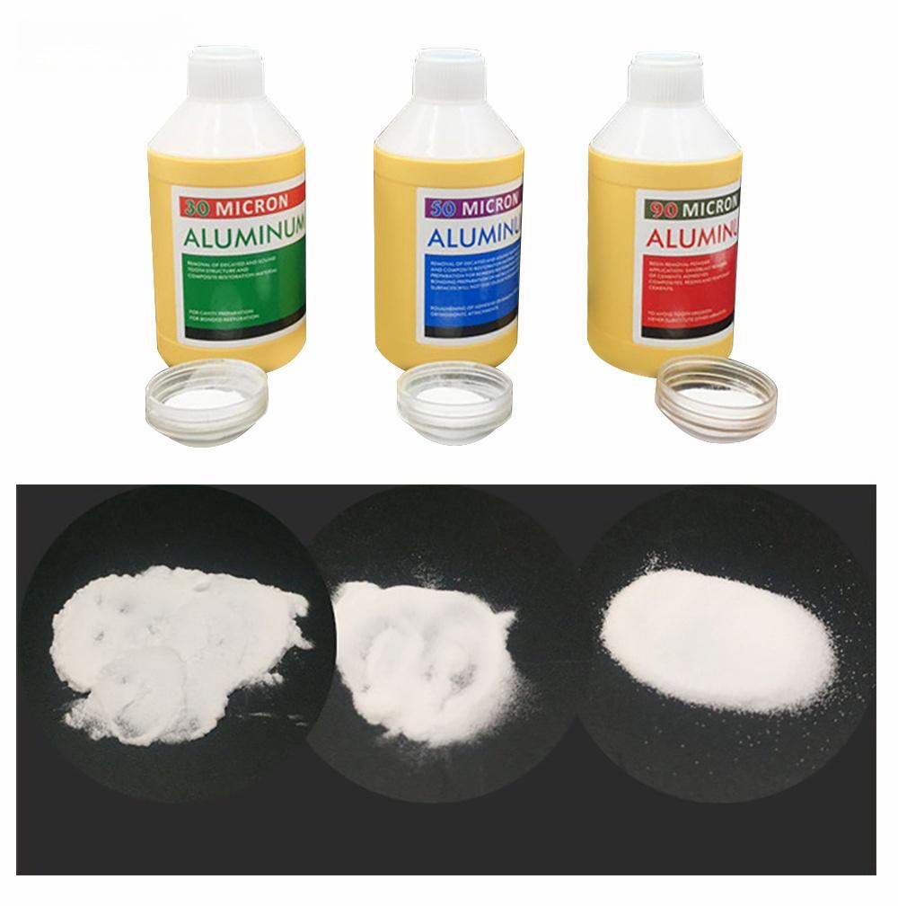 1 Bottle Dental Alumina Powder 90 50 30um Micron Aluminum Powder For Microblaster Sandblasting Machine Sandblaster Dentistry Tool