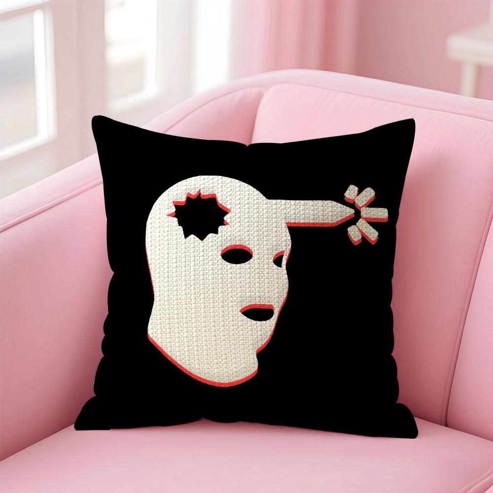 Game CCounterStrike Cushion Cover Natural Linen Pillow Case DoubleSided Print Decorative Sofa Pillowcase Home Decor Gift