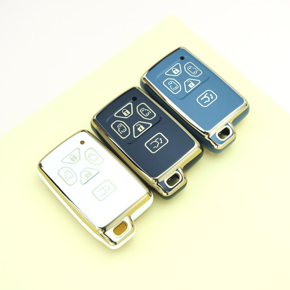 Fashion TPU Remote Shell Fob Keyless For Toyota Noah Voxy Alphard Vellfire Previa Estima Isis Car Key Case Cover 4/5 Buttons