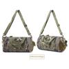 Outdoor Round Camouflage Backpack Military Hiking Bag Sports Attack Tactical Cylindrical Shoulder Bag High Capacity Handbag