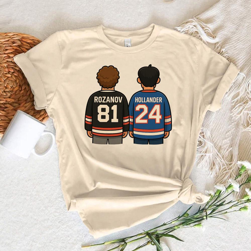 Shane Hollander 24 Ilya Rozanov 81 T-Shirts Film Erhitzte Rivalität Vintage Grafik-T-Shirt Unisex Damen Cartoon 2026 Sommer T-Shirt