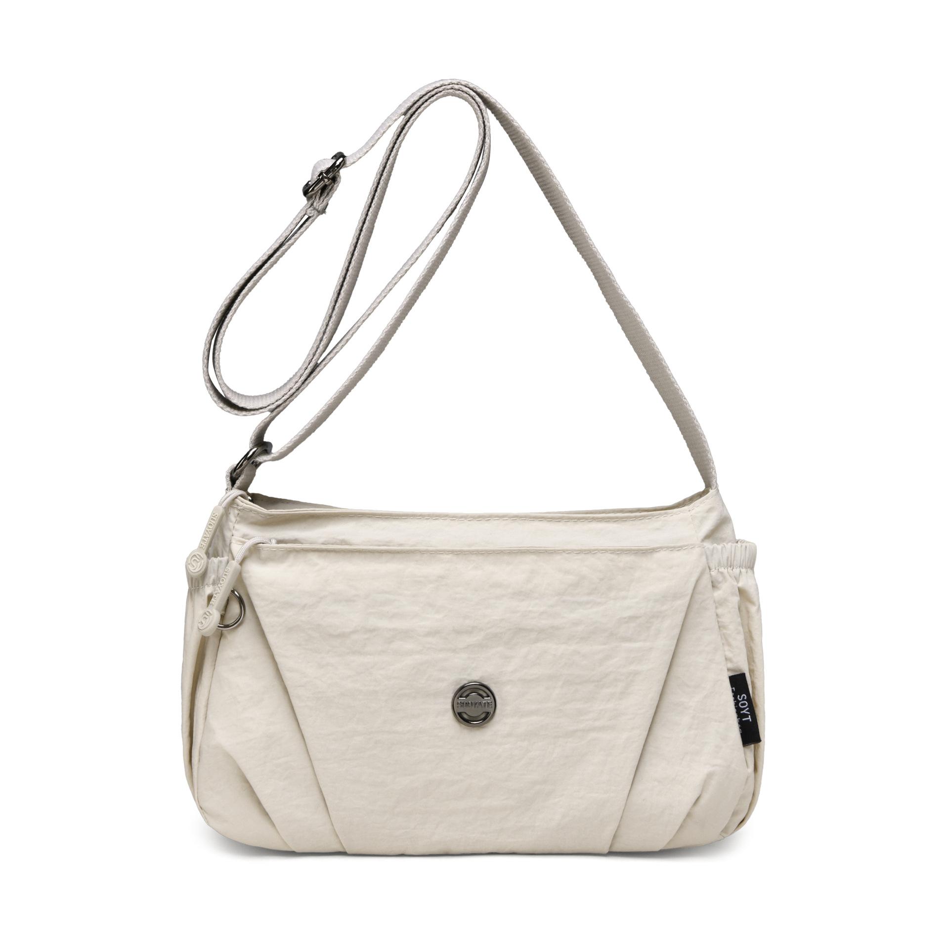 

Женская наплечная сумка большой вместимости, сумка кроссбоди, водоотталкивающая нейлоновая сумка белый