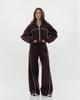 Ensemble Sweat à capuche zippé manches longues et Pantalon imprimé 3D, Survêtement Athlétique Hip Hop Tendance avec Doublure en Polaire pour Hommes Femmes