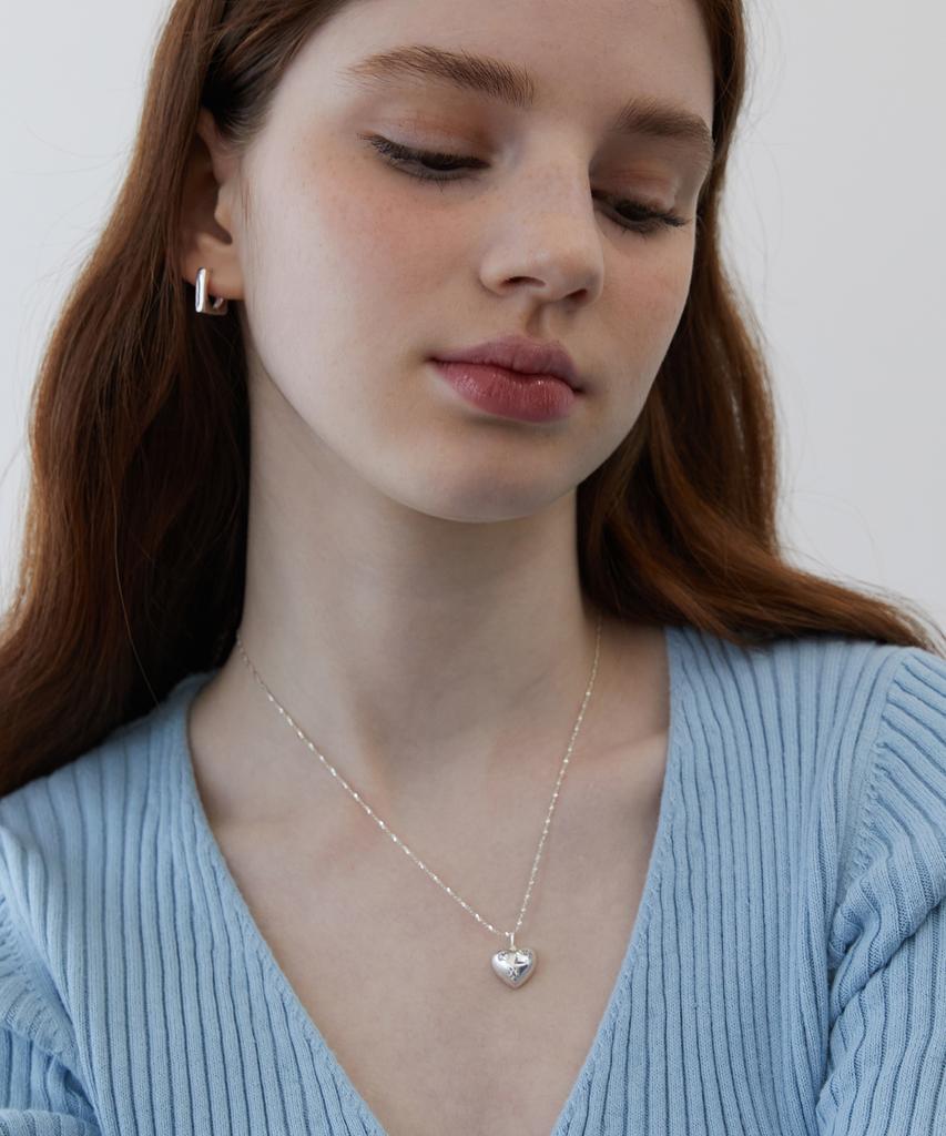 Tatiana (Silver 925) Witty Cubic Heart Necklace Nz2090