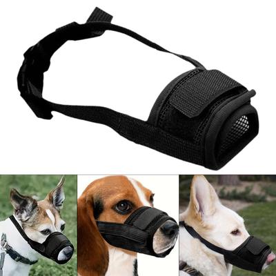 Dog Muzzle Comfortable Anti Barking Mesh Soft Prevent Biting Mouth Cover