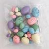 20Pcs Easter Foam Eggs Handmade Art Ornament Decorative Crafts Supplies for Children Adults DIY Photo Props