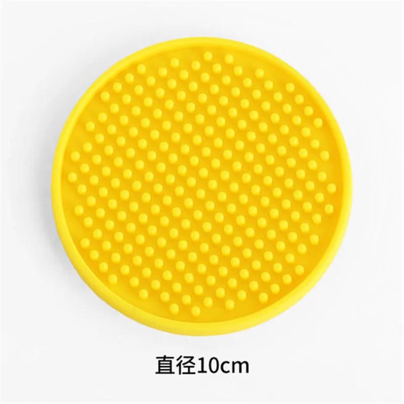 

4 Colors Rectangle Rubber Beer Bar Service Spill Mat For Table cup Black Water Proof Anti-skid Mat Glass Coaster Place plate mat L