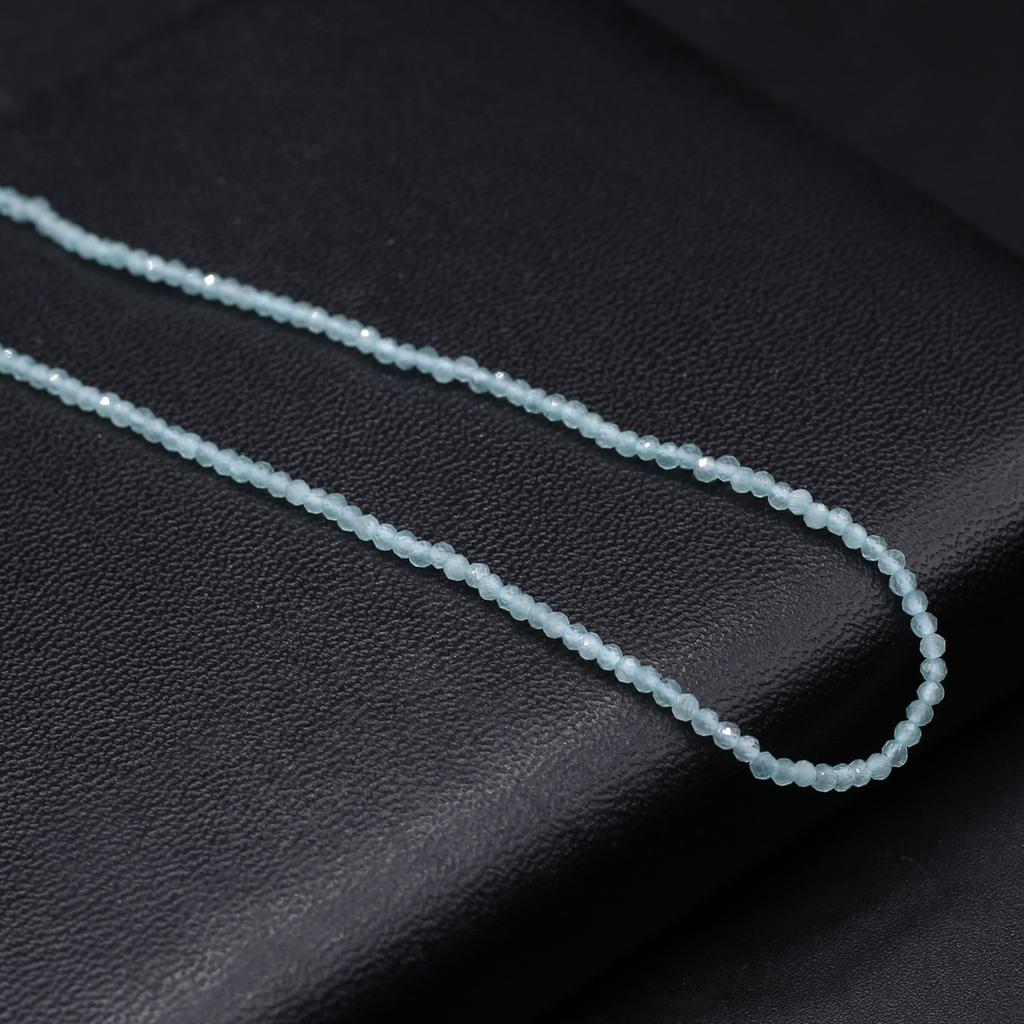 Naturstein facettierte Perlen Opal Isolation Perlen Charms für Schmuckherstellung DIY Halskette Armband Ohrringe Zubehör Größe 3 mm