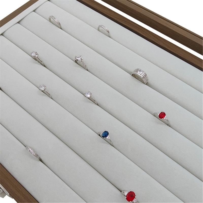 Secure Lockable Organizers Beautiful Jewelry Presentation Box Display Holder for Secure and Tidy Storage