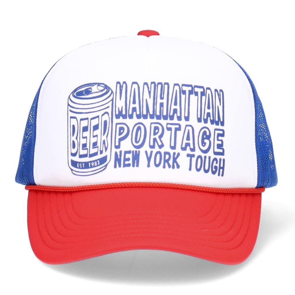 Trucker American Mesh Cap AMERICAN TRUCKER MESH CAP [Manhattan Portage] (Red)