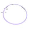 2pcs Plastic & Metal Cross Stitch Hoop Purple Darning Ring Portable Embroidery Hoop For Beginners