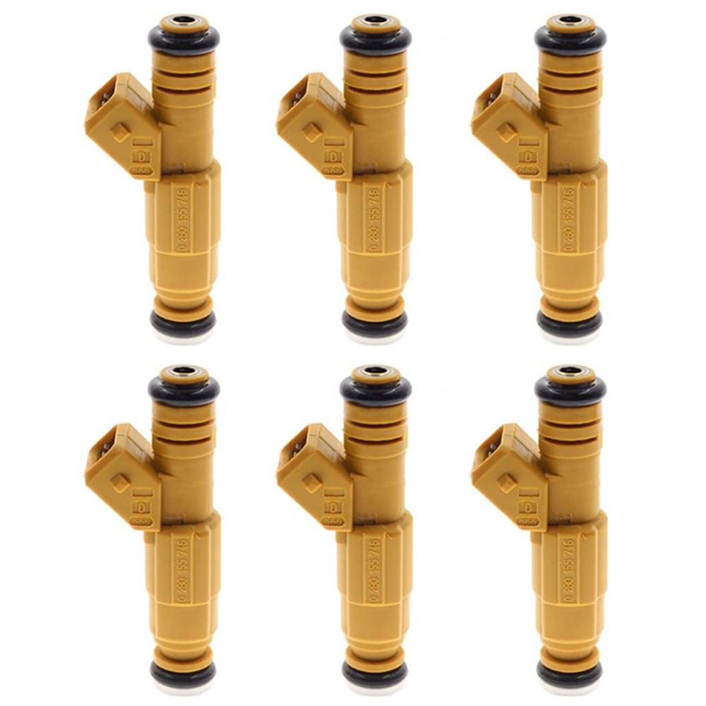 Buy 6Pcs 4 Holes Fuel Injectors for Jeep Comanche 9398 for Jeep Grand