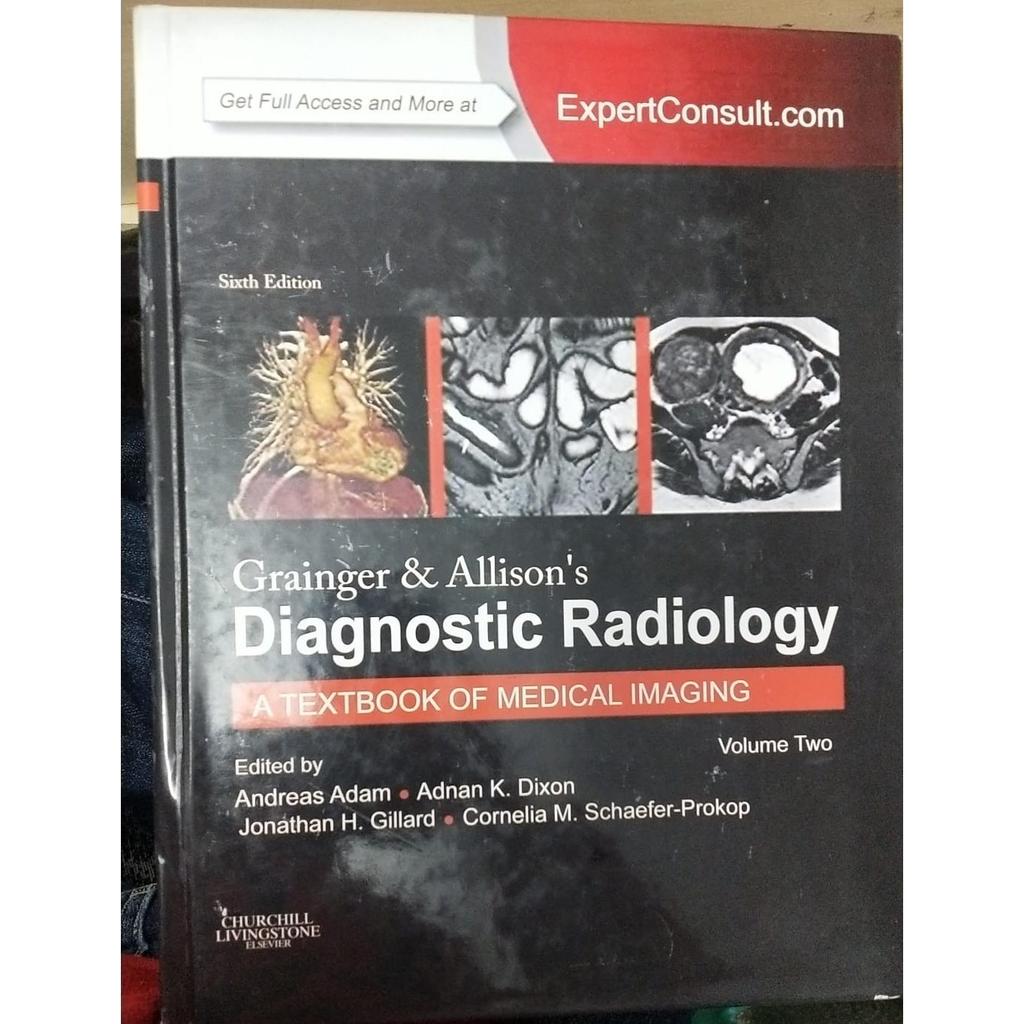 Grainger & Allison 's Diagnostic Radiology Sixth Edition Volume Two Hardcover UKN602