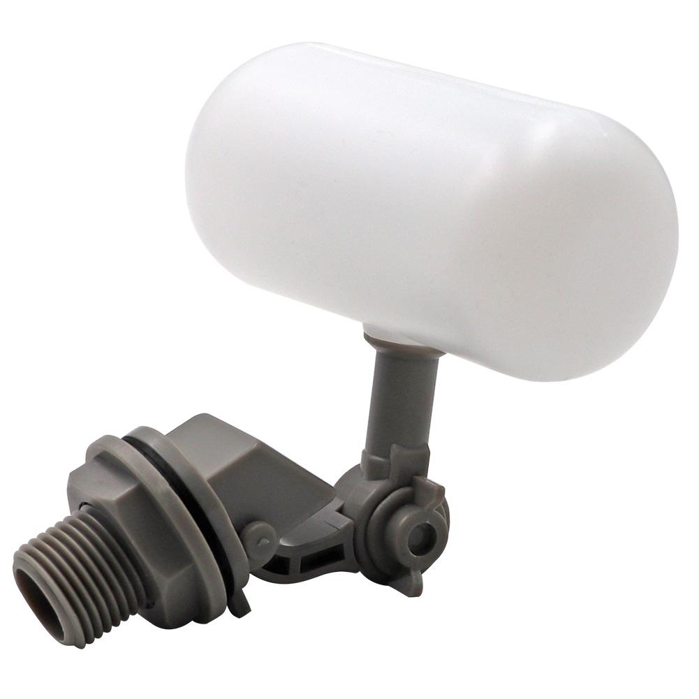 

Mini Float Valve 1/2 or 3/4 Water Float Valve with Adjustable Arm Automatic Fill Valve Kit for Livestock Water Tank Fountains 3-4 Inch білий