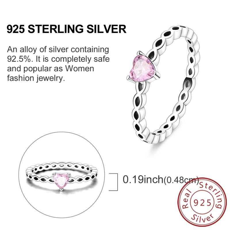 New 925 Silver Rings Firefly Hollow Rose Infinite Love Simple Ring for Women Wedding Engagement Party Jewelry Gift