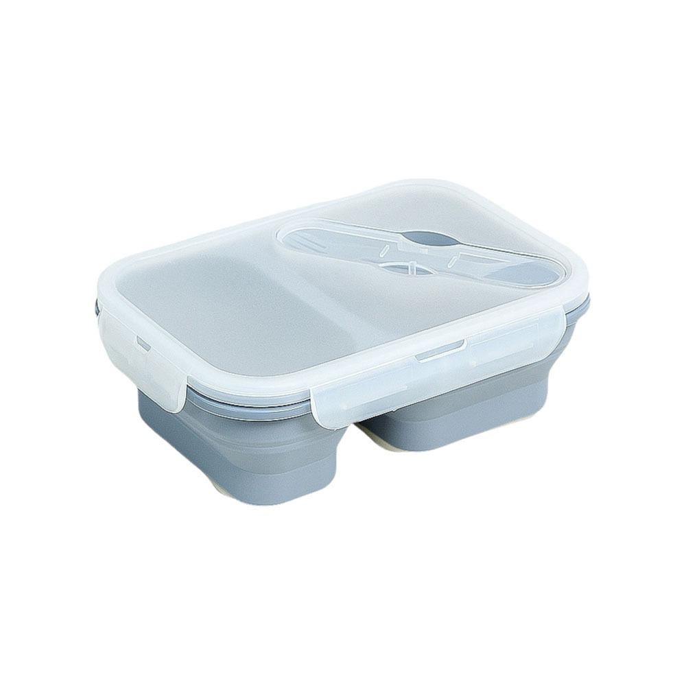 Airtight Foldable Lunch Box Large Capacity Food Storage Container Fresh Keeping Box  Camping