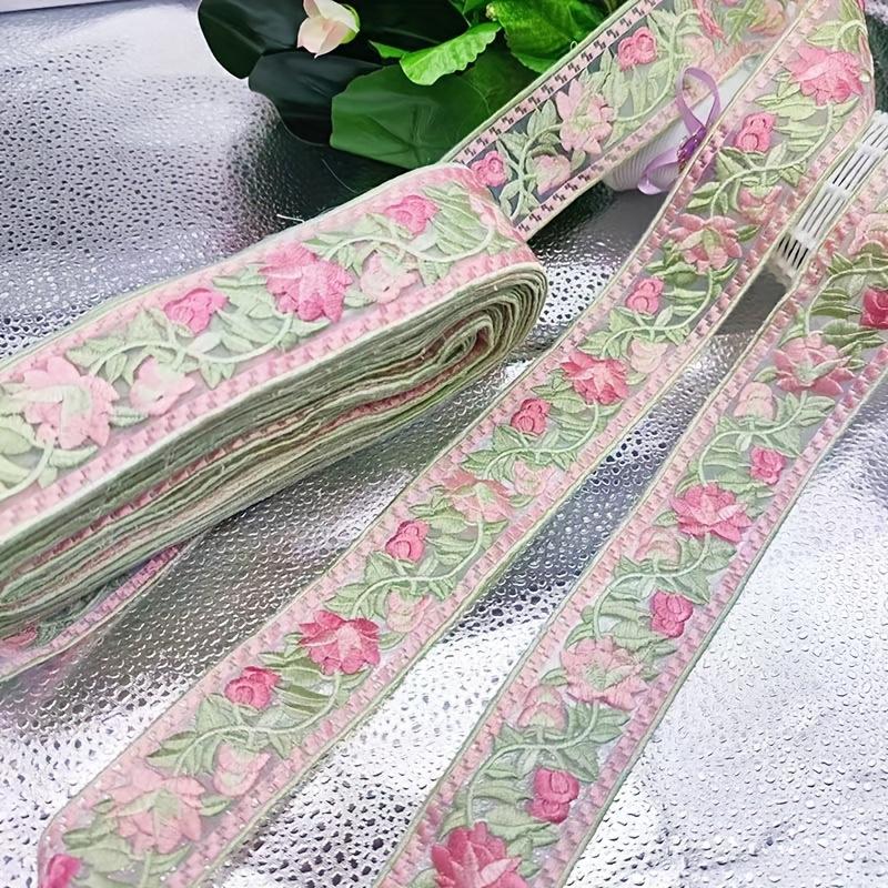Vintage Ethno-Stil Chinesische Stickerei Spitze Chinesischen Stil Organza Stickerei Hanfu Kleidung Rock Seite Rand Zubehör Zubehör