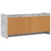 TV Cabinet 102 x 33 x 47 cm Concrete Grey Particleboard
