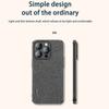 Luxusní látkový obal na telefon pro iPhone 14 13 12 Pro Max 14 Plus Nárazuvzdorný silikonový měkký nárazník Slim pevný zadní kryt PC Coque
