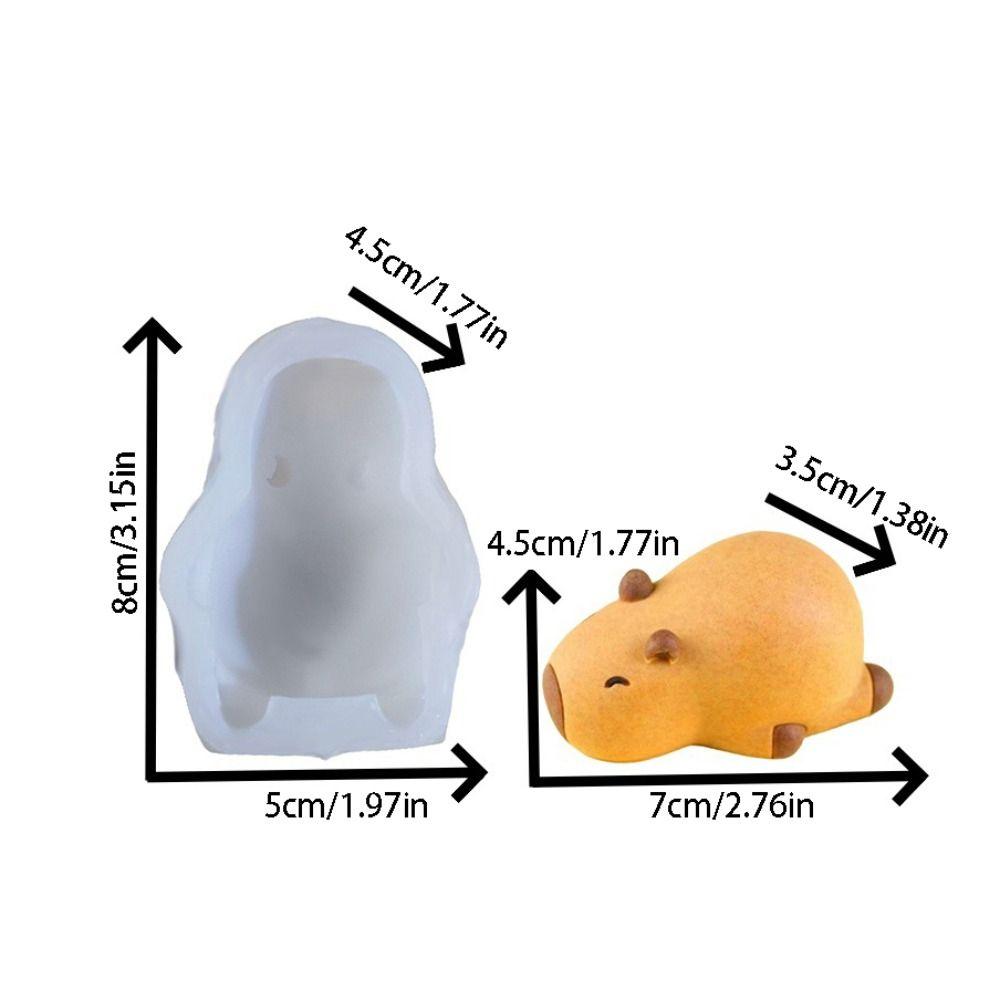 2Pcs Non-Stick Dessert Baking Mold Cute 3D Animals Silicone Molds Cake Decorating Molds  Baking Tool