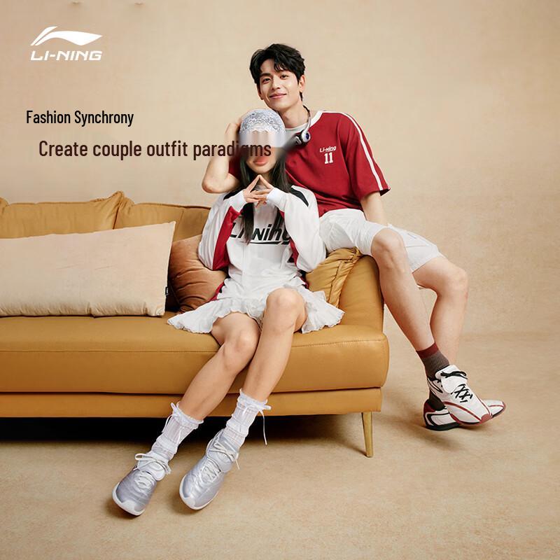 Li-Ning Film Pulse Women's Thin-Soled Casual Shoes AGLV136