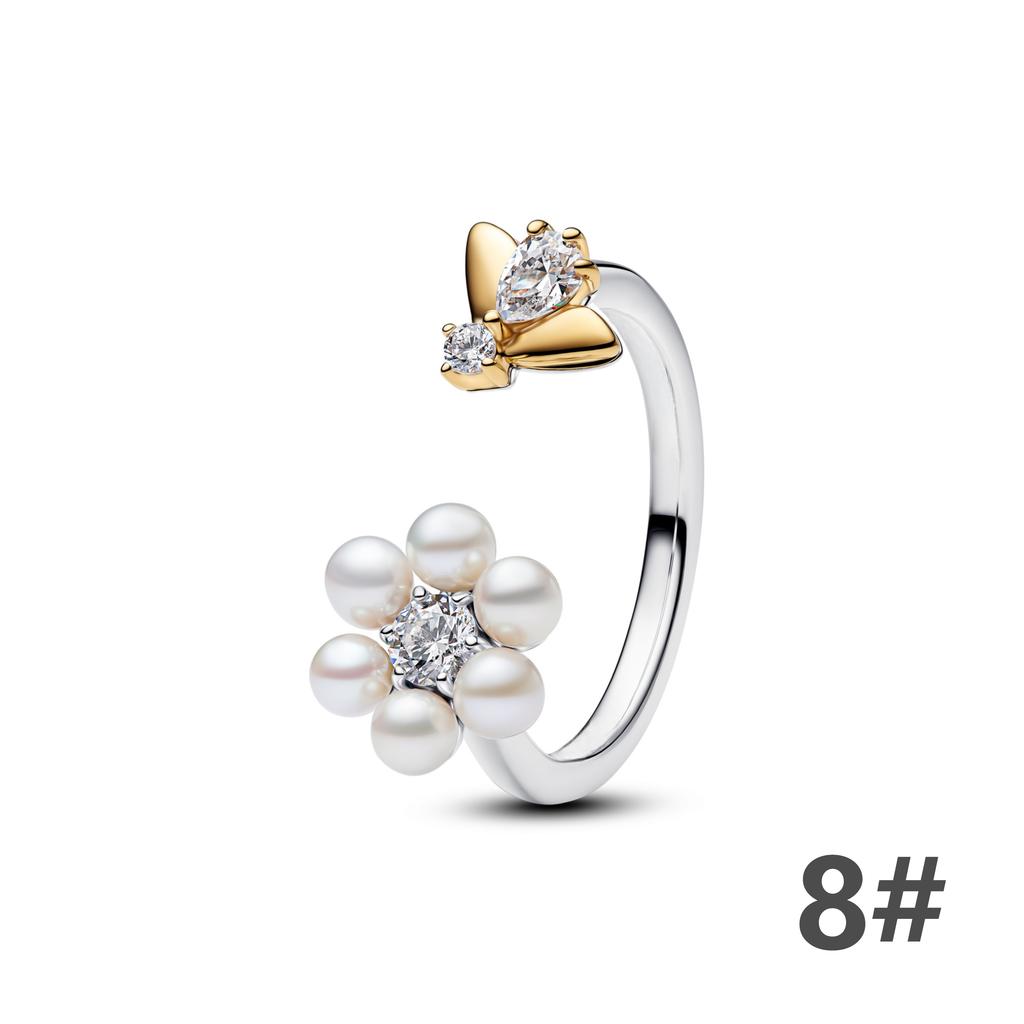 925 Silber Luxus Gold Sexy Schmetterling Ohrstecker Ringe Herz Schleife Stil Armband Anhänger Halskette Blume Frau Feinschmuck