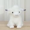 Highland Cow Plush Toy Funny Joy Realistic Stuffed Animal with Long Fluffy Hair Soft Cuddly for Children Boys Gift