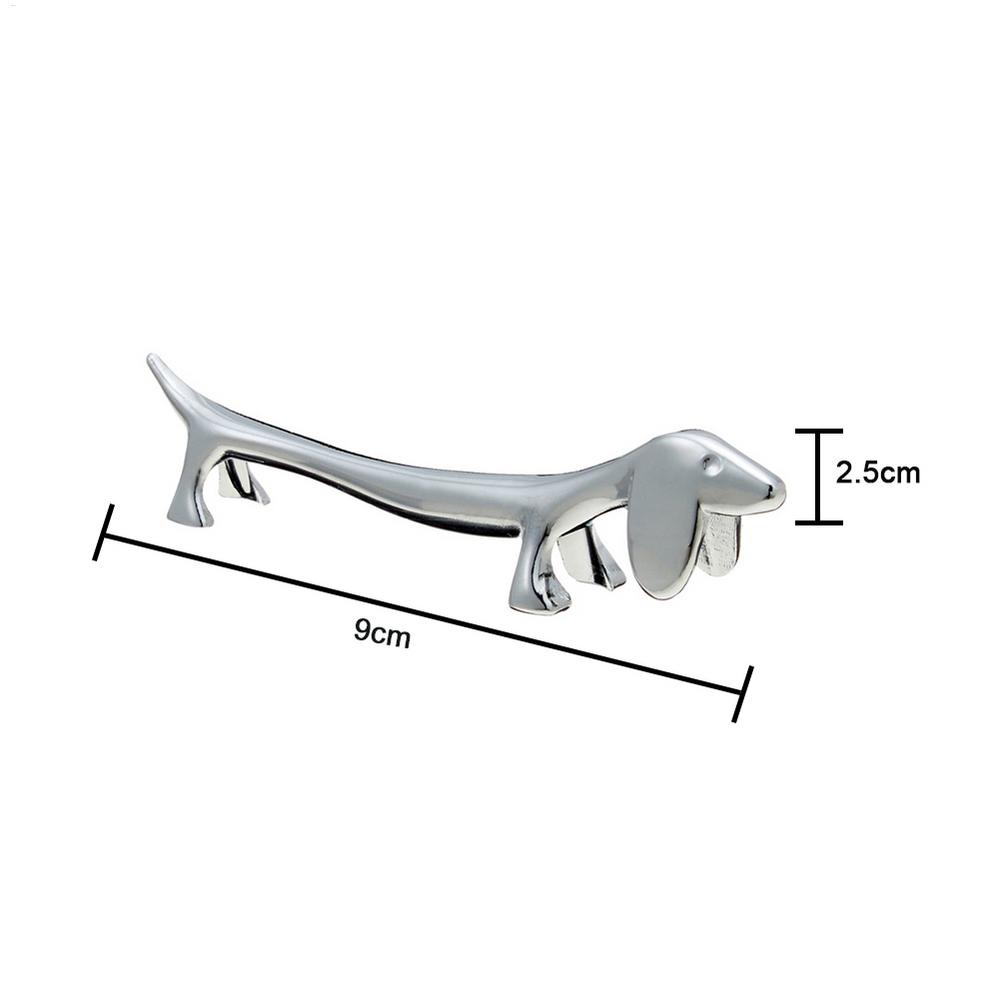 1pc Little Animal Metal Chopstick Holder Creative Sausage Dog Dining Table Small Decoration Hotel Restaurant Chopstick Pillow