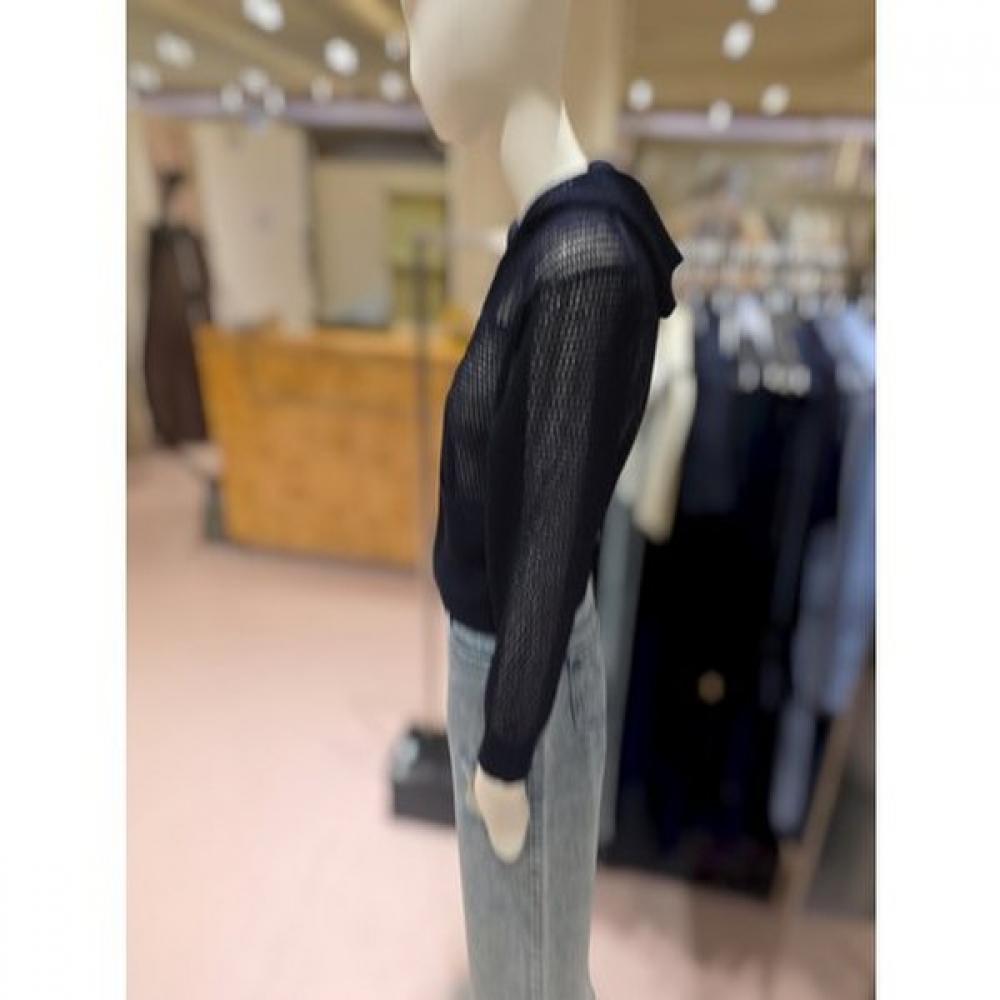 Cc Collect Mesh Hooded Zip Cardigan C262ksl131