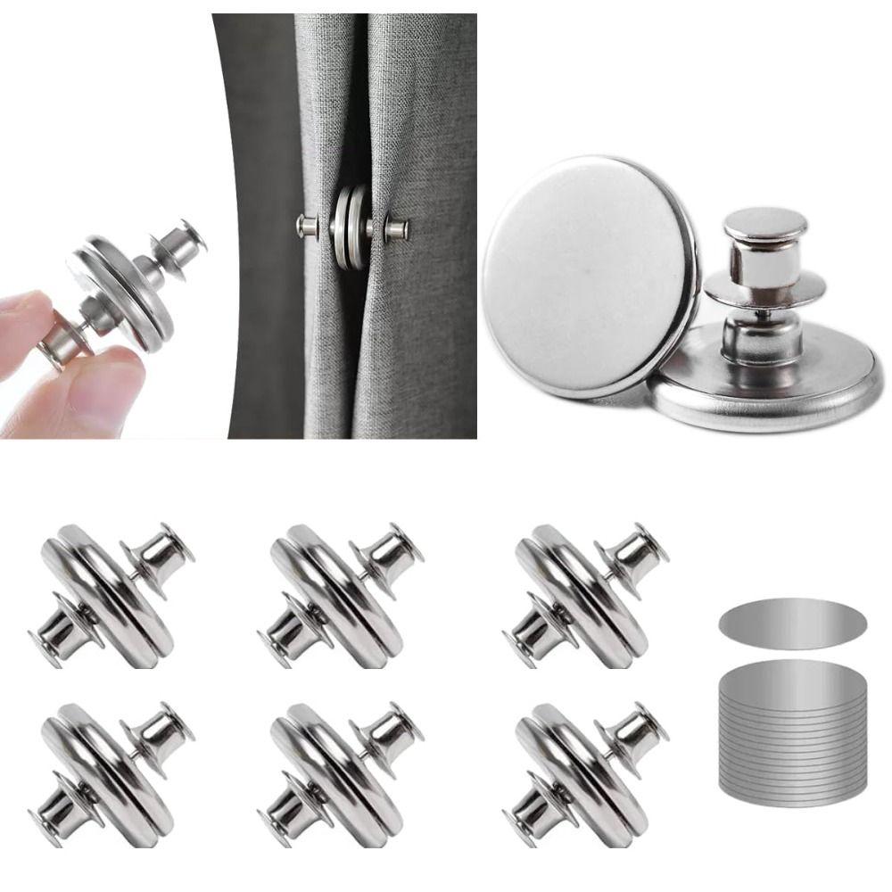 Adjustment Function Magnetic Curtain Button Holder Detachable Curtain Magnets  Room Curtain