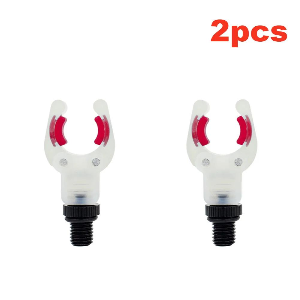 1/2Pcs Luminous Fish Rod Support Stand Heads U Shape Carp Fishing Rod Stand Rest Head Portable Holder Clips Fishing Rod Bracket