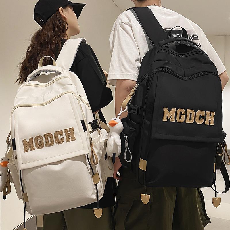 Male Style College Students Middle School Students Junior High School Girls Elementary School Students Letter Backpack