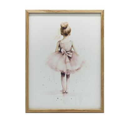 Pink Ballerina - Dancing Princess Pink Ballerina - Dancing Princess, 70X100 Cm, Unframed, Matte Paper 230 Gsm