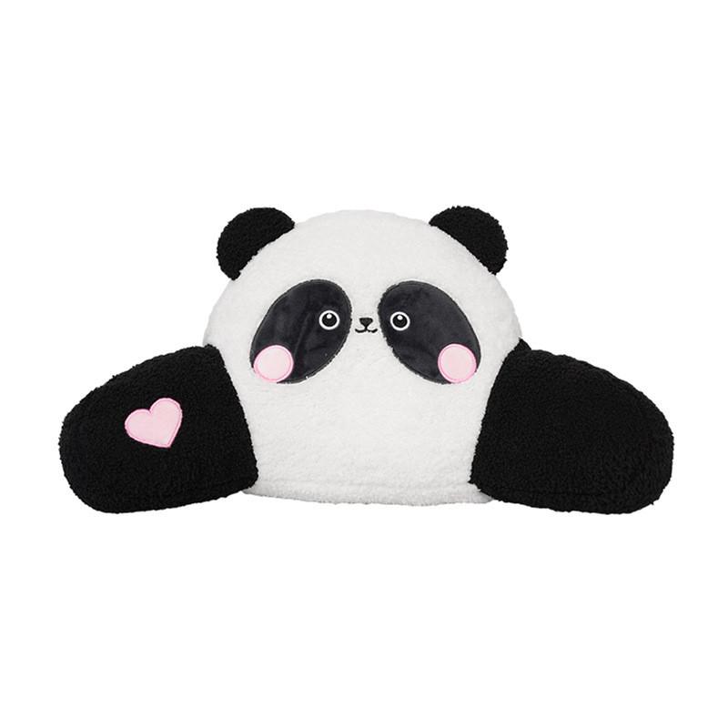 Cute Panda Plush Cushion With Embroidered Animal Design For Living Room Comfort