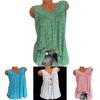 Women's Summer Loose Sleeveless Vest T Shirt Blouse With Elegant Boho Lace Design