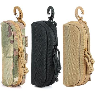 Eyeglass Case Hunting Shockproof Protective Goggles Box Portable Outdoor Sunglasses Case-1000D Nylon