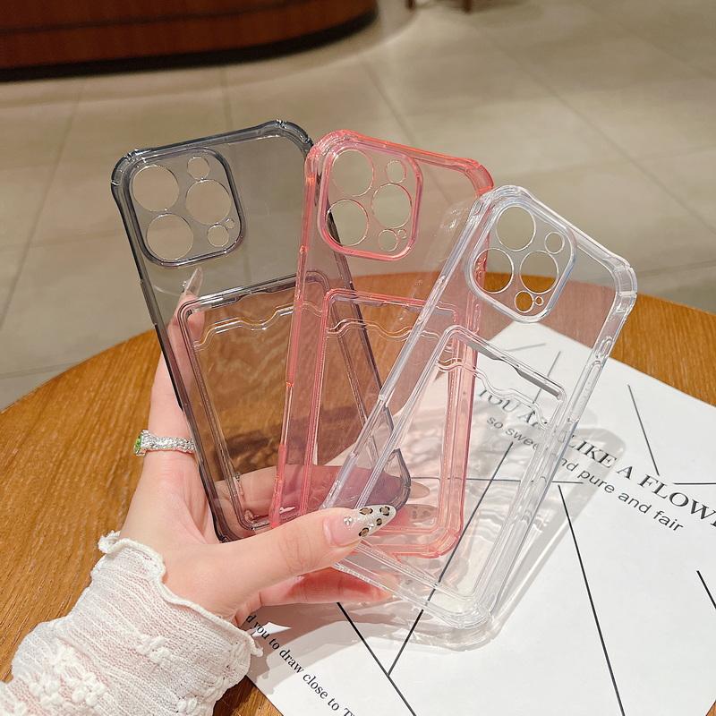 Custodia In Gomma Antiurto Per IPhone Con Porta Carte, Compatibile Con 16/15/14/13 Pro - Foto 5