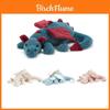 Adorable Sky Dragon Plush Toy Soft And Cute Long Pillow For Kids In Pink Blue And Green