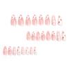 24 Pieces Gentle and Sweet Wind Manicure Tablets, Fake Nail Love, Strawberry Wearing Nail Tablets Nail Stickers