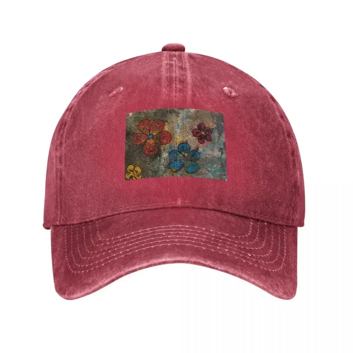 four flowers Baseball Cap Visor Cosplay Golf Womens Hats Unisexs