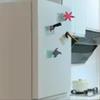 Knife Magnetic Fridge Stickers Ninja Dart Hatchet Fridge Magnets Decorative Refrigerator Magnets for Notes Reminders Kitchen Decorations
