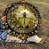 1PC Dragonfly Floral Umbrella-8-Rib Reinforced, Automatic Open, Lightweight & Durable, Cute Fashion Accessory for Outdoor, Beach or Casual Use, Beach