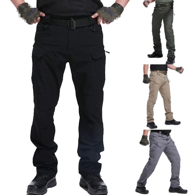 Cargo Tactical Men Trousers Outdoor Hiking Windproof Military Combat Pants Sport