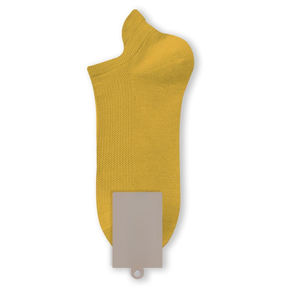 

Мужские летние тонкие хлопковые сетчатые бесшовные дезодорирующие влагоотводящие дышащие носки-подследники 1 pair имбирный