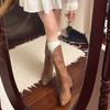 Fashion 2025 Spring and Autumn Winter New Style Fashion Square Heel Tall Long Boots Not Over Knee Embroidered Retro Western Cowboy Boots