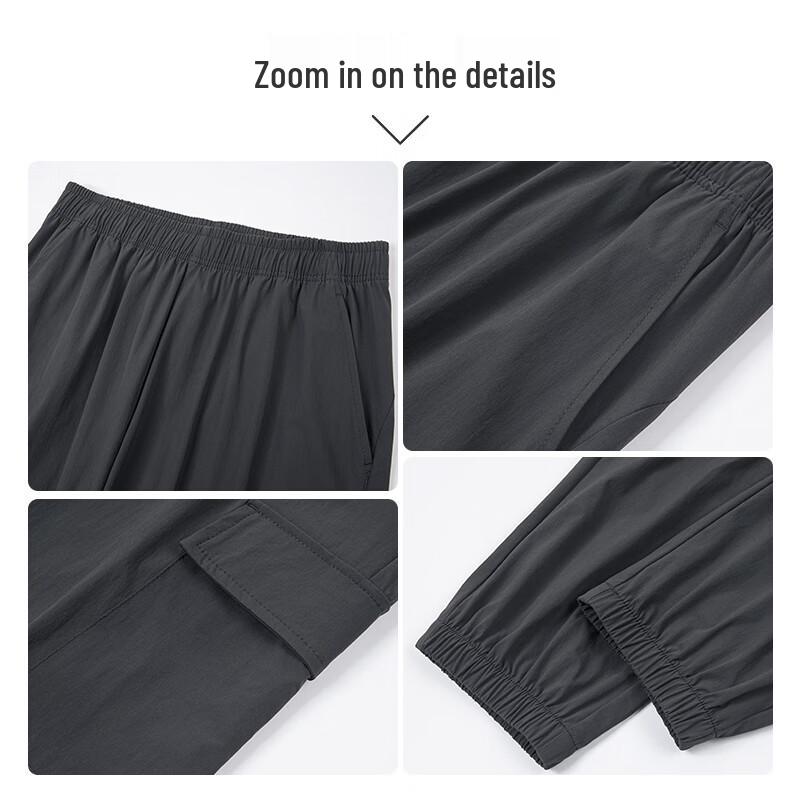 MONTAGUT Men's Summer Quick-Dry Stretch Jogger Cargo Pants