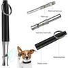2pcs Dog Whistle To Stop Barking Device Dog with Lanyard Silent Ultrasonic Training Flute Stop Barking for Pet Sound Trainer