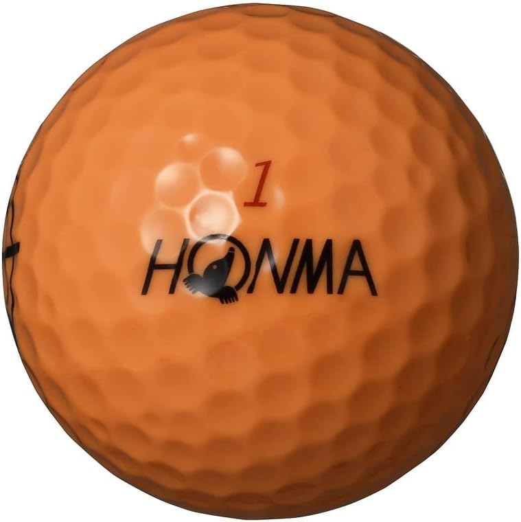 HONMA D1 SPIN Orange Golf 2023 3 Dozen Balls Honma Bulk Includes Shop Card Balls, Model, BT2301, (36 Total), 2-Piece Spin, Golf, Purchase,