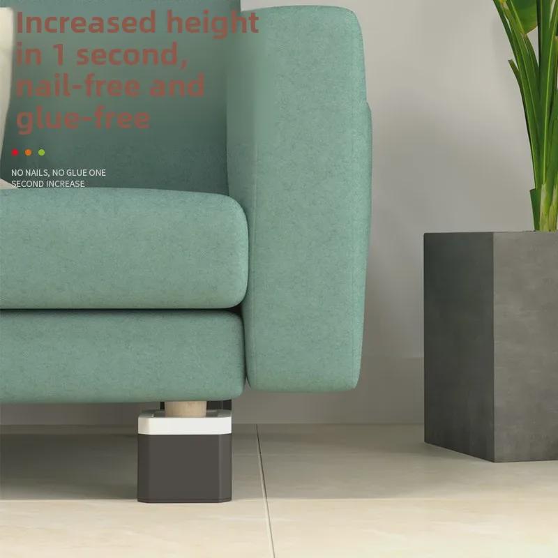 Heightening Pads and Blocks for Furniture: Table, Bed, Sofa, Coffee Table, Wear-Resistant Leg Extensions.